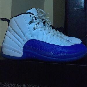 Jordan White and Blue High-Tops